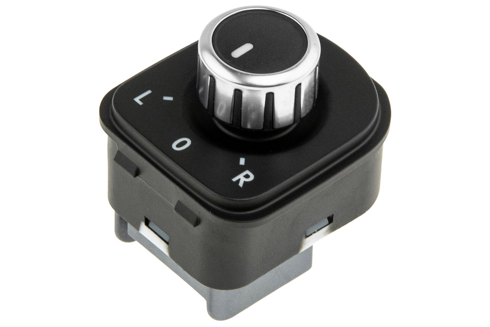 Διακοπτης ρυθμισης καθρεφτη chrome NTY για GOLF V 04-08 GOLF VI 08-12 PASSAT EOS EWSVW135